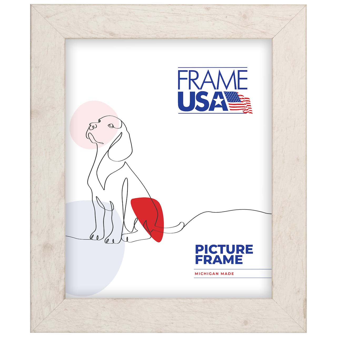 Frame USA Rustic White Single Image Picture Frame